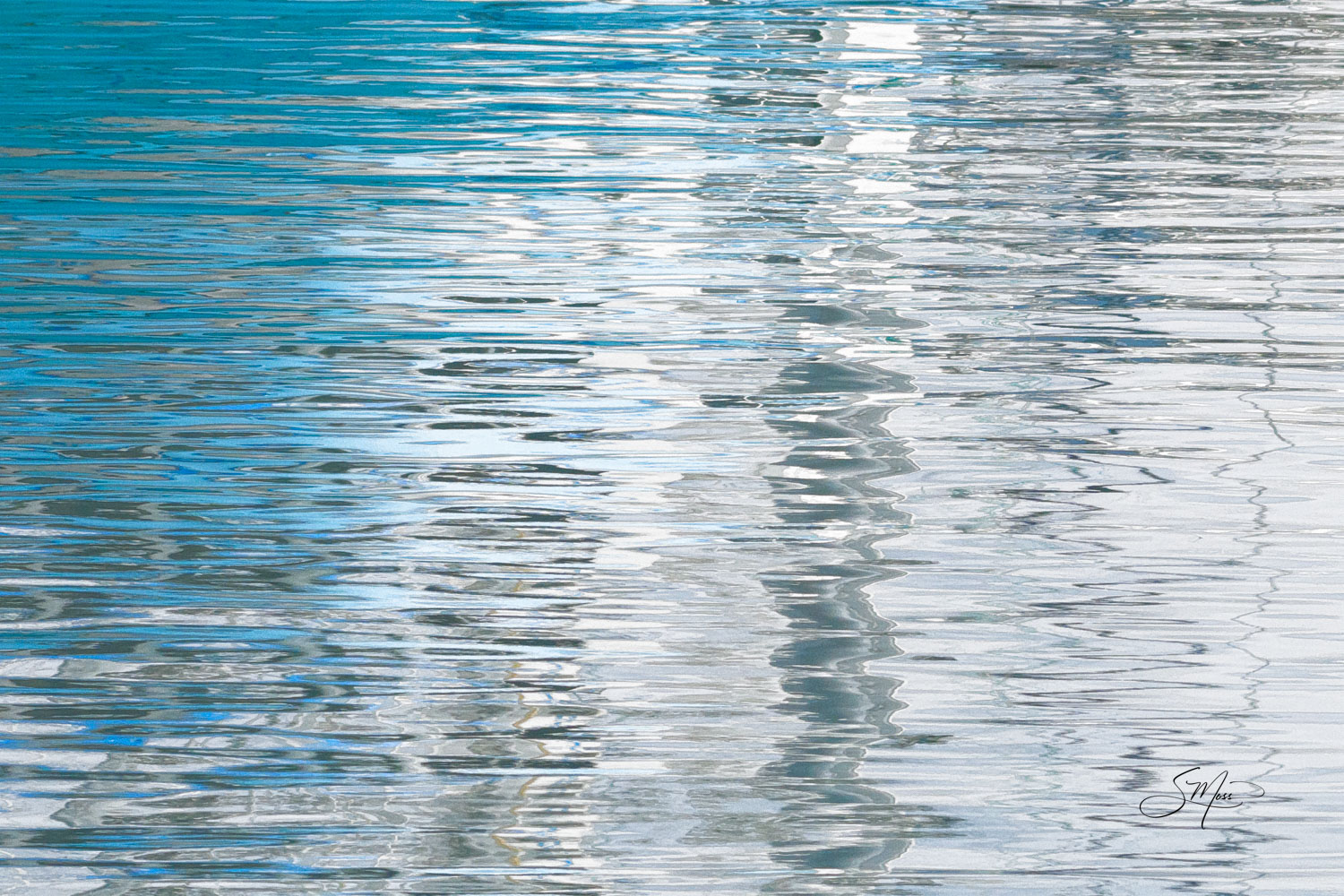 abstract, color, horizontal, fine art, reflections, ripples, boats, water reflection, solitude, modern, contemporary, ferry...
